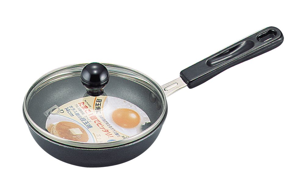 Amazon｜パール金属 目玉焼き ミニ フライパン ガラス蓋付 ガス